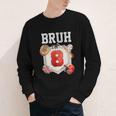 Bruh I'm 8 Baseball 8th Birthday Sports 8 Year Old Boy Youth Long Sleeve Tee Bruh I'm 8 Baseball 8th Birthday Sports 8 Year Old Boy Youth Long Sleeve Tee