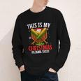 My Christmas Baseball Pajama Helmet Santa Xmas Men Boys Youth Long Sleeve Tee My Christmas Baseball Pajama Helmet Santa Xmas Men Boys Youth Long Sleeve Tee