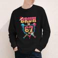 Christmas Gingerbread Bruh 67 Baseball Ice Cream Drip Kids Youth Long Sleeve Tee Christmas Gingerbread Bruh 67 Baseball Ice Cream Drip Kids Youth Long Sleeve Tee