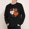 Cute Heart Baseball Basketball Football Valentine Boy Men Youth Long Sleeve Tee