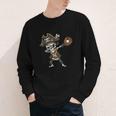 Dabbing Pirate Skeleton Baseball Dab Costume Boys Kids Men Youth Long Sleeve Tee
