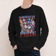 Dominican Puerto Rican Pride Baseball Flag Unity Youth Long Sleeve Tee Dominican Puerto Rican Pride Baseball Flag Unity Youth Long Sleeve Tee