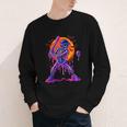 Drip Skeleton Batting Baseball Halloween Youth Long Sleeve Tee Drip Skeleton Batting Baseball Halloween Youth Long Sleeve Tee
