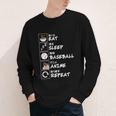 Eat Sleep Baseball Anime Repeat Japanese Otaku Youth Long Sleeve Tee Eat Sleep Baseball Anime Repeat Japanese Otaku Youth Long Sleeve Tee