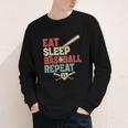 Eat Sleep Baseball Repeat Bat Ball Player Fan Youth Long Sleeve Tee Eat Sleep Baseball Repeat Bat Ball Player Fan Youth Long Sleeve Tee