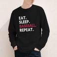 Eat Sleep Baseball Repeat Baseball Player Youth Long Sleeve Tee Eat Sleep Baseball Repeat Baseball Player Youth Long Sleeve Tee