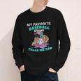 My Favorite Baseball Player Calls Me Dad Ice Cream Drip Youth Long Sleeve Tee My Favorite Baseball Player Calls Me Dad Ice Cream Drip Youth Long Sleeve Tee