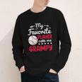 My Favorite Player Calls Me Grampy Baseball Grampy Youth Long Sleeve Tee My Favorite Player Calls Me Grampy Baseball Grampy Youth Long Sleeve Tee