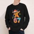Gingerbread Six Seven 67 Ice Cream Drip Baseball Youth Long Sleeve Tee Gingerbread Six Seven 67 Ice Cream Drip Baseball Youth Long Sleeve Tee