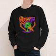 Halloween Baseball Ice Cream Drip Boys Girls Youth Youth Long Sleeve Tee
