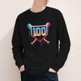 Happy 100 Days Of School Baseball Drip 100th Day Of School Youth Long Sleeve Tee Happy 100 Days Of School Baseball Drip 100th Day Of School Youth Long Sleeve Tee