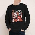Happy 100 Days Of School Baseball Football PE Teacher Youth Long Sleeve Tee Happy 100 Days Of School Baseball Football PE Teacher Youth Long Sleeve Tee