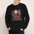 Happy 100 Days Of School Baseball Girls Coquette Bow Teacher Youth Long Sleeve Tee Happy 100 Days Of School Baseball Girls Coquette Bow Teacher Youth Long Sleeve Tee