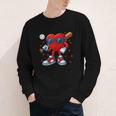 Heart Love Baseball Valentine Outfit Men Boy Youth Long Sleeve Tee