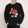 Heart Play Baseball Valentine's Day Teens Boys Girls Kids Youth Long Sleeve Tee Heart Play Baseball Valentine's Day Teens Boys Girls Kids Youth Long Sleeve Tee