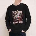 Ho Ho Home Run Baseball Christmas Holiday Sports Santa Youth Long Sleeve Tee Ho Ho Home Run Baseball Christmas Holiday Sports Santa Youth Long Sleeve Tee