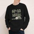 HUGvyn 6733 Days Of School Baseball 100 Days Camo Cap Boys Youth Long Sleeve Tee