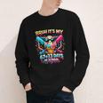 It's My 6733 Days Of School Baseball Ice Cream Dripping Youth Long Sleeve Tee It's My 6733 Days Of School Baseball Ice Cream Dripping Youth Long Sleeve Tee