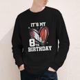 It's My 8th Birthday Baseball Football Heart 8 Year Old Youth Long Sleeve Tee It's My 8th Birthday Baseball Football Heart 8 Year Old Youth Long Sleeve Tee