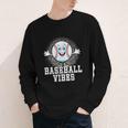 Leopard Baseball Vibes Game Day Softball Life Mom Youth Long Sleeve Tee