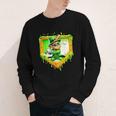 Leprechaun Baseball St Patricks Day Ice Cream Drip Men Boys Youth Long Sleeve Tee