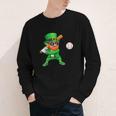 Leprechaun Playing Baseball St Patricks Day Sport Boys Youth Long Sleeve Tee Leprechaun Playing Baseball St Patricks Day Sport Boys Youth Long Sleeve Tee