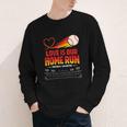 Love Is Our Home Run Baseball Valentine Couple Youth Long Sleeve Tee Love Is Our Home Run Baseball Valentine Couple Youth Long Sleeve Tee
