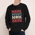 Mama Mommy Mom Bruh Baseball For Women Grandma Mother's Day Youth Long Sleeve Tee Mama Mommy Mom Bruh Baseball For Women Grandma Mother's Day Youth Long Sleeve Tee