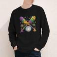 Mardi Gras Baseball Drip Shirt Cool Dripping Baseball Drip Youth Long Sleeve Tee