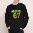 Mason 67 Christmas Ice Cream Drip Meme Six Seven Baseball Youth Long Sleeve Tee Mason 67 Christmas Ice Cream Drip Meme Six Seven Baseball Youth Long Sleeve Tee