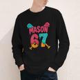Mason 67 Ice Cream Drip Baseball Meme Youth Long Sleeve Tee Mason 67 Ice Cream Drip Baseball Meme Youth Long Sleeve Tee