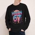 Mason 67 Meme Ice Cream Baseball Drip Youth Long Sleeve Tee Mason 67 Meme Ice Cream Baseball Drip Youth Long Sleeve Tee