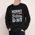 Mommy Of The Birthday Boy Baseball Ice Cream Drip Matching Youth Long Sleeve Tee