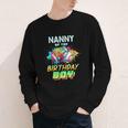 Nanny Of The Birthday Boy Baseball Football Colorful Youth Long Sleeve Tee Nanny Of The Birthday Boy Baseball Football Colorful Youth Long Sleeve Tee