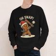 Oh Snap Gingerbreadman Baseball Christmas Men Boys Toddlers Youth Long Sleeve Tee Oh Snap Gingerbreadman Baseball Christmas Men Boys Toddlers Youth Long Sleeve Tee