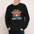 Outfield Matters Baseball Outfielder Athlete Sports Youth Long Sleeve Tee Outfield Matters Baseball Outfielder Athlete Sports Youth Long Sleeve Tee