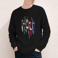 Patriotic Baseball Catcher American Flag Sports Tee Youth Long Sleeve Tee Patriotic Baseball Catcher American Flag Sports Tee Youth Long Sleeve Tee