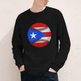 Puerto Rico Baseball Flag Boricua Beisbol Fan Gear Youth Long Sleeve Tee Puerto Rico Baseball Flag Boricua Beisbol Fan Gear Youth Long Sleeve Tee