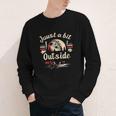 Retro Quote Just a Bit Outside Baseball Vintage Youth Long Sleeve Tee Retro Quote Just a Bit Outside Baseball Vintage Youth Long Sleeve Tee