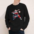 Santa Baseball Six Seven 6 7 Meme Christmas Men Boys Player Youth Long Sleeve Tee Santa Baseball Six Seven 6 7 Meme Christmas Men Boys Player Youth Long Sleeve Tee