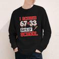 I Scored 6733 100th Days Of School Baseball Six Seven Meme Youth Long Sleeve Tee I Scored 6733 100th Days Of School Baseball Six Seven Meme Youth Long Sleeve Tee