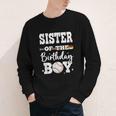 Sister Of The Birthday Boy Baseball Bday Family Youth Long Sleeve Tee