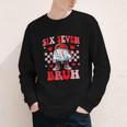 Six Seven 67 Bruh 6 7 Meme Baseball Ice Cream Drip Valentine Youth Long Sleeve Tee Six Seven 67 Bruh 6 7 Meme Baseball Ice Cream Drip Valentine Youth Long Sleeve Tee