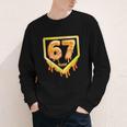 Six Seven 67 Meme Gen Alpha Slang Baseball 101 Youth Long Sleeve Tee Six Seven 67 Meme Gen Alpha Slang Baseball 101 Youth Long Sleeve Tee