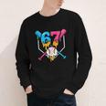 Six Seven Baseball Ice Cream Drip Cool 67 Gen Alpha Slang Youth Long Sleeve Tee Six Seven Baseball Ice Cream Drip Cool 67 Gen Alpha Slang Youth Long Sleeve Tee