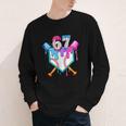 Six Seven Baseball Respect The Drip Boys Baseball Youth Long Sleeve Tee