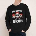Six Seven Bruh Valentines Baseball Kids 67 Valentine Boys Youth Long Sleeve Tee Six Seven Bruh Valentines Baseball Kids 67 Valentine Boys Youth Long Sleeve Tee