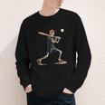 Skeleton Baseball Halloween Costume Men Boys Kids Youth Long Sleeve Tee Skeleton Baseball Halloween Costume Men Boys Kids Youth Long Sleeve Tee