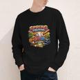 Spring Training 2026 Baseball Fan Retro Palm Cactus Youth Long Sleeve Tee