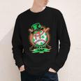 St Patrick Day Baseball Drip Ice Cream Kids Boys Men Youth Long Sleeve Tee